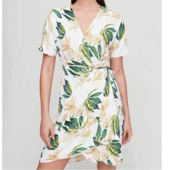 Babaton Wallace dress in tropical floral print - Picture 1 of 6
